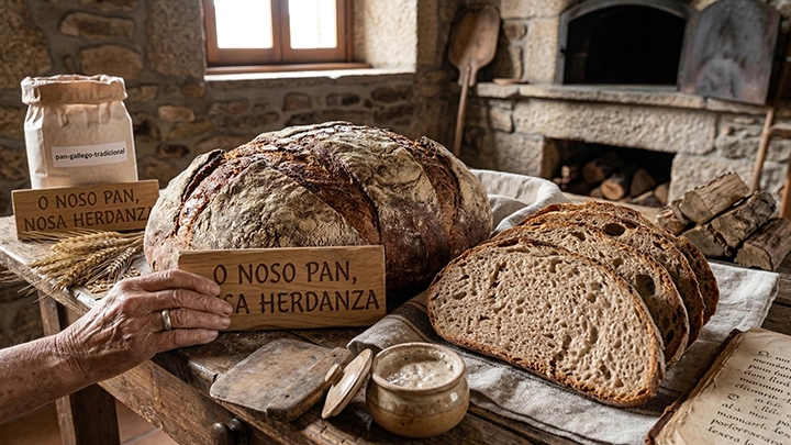 Origen e historia del pan gallego